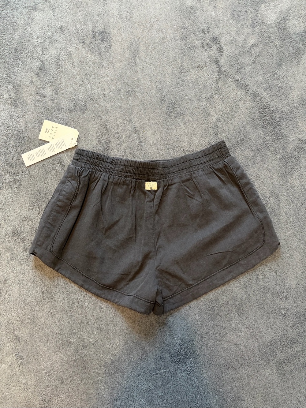 Billabong Black Drawstring Shorts - Picture 2 of 4